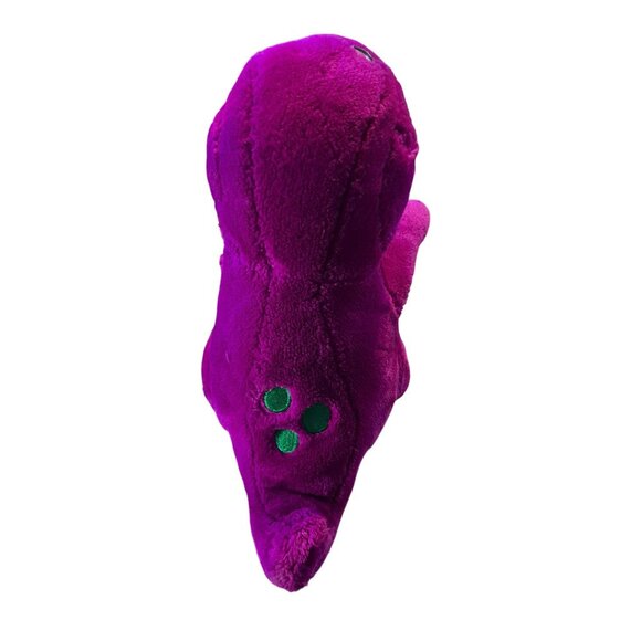 Barney Plush Dinosaur Toy Green & Purple Soft Stuffed Animal Kids Collectible - Picture 4 of 4